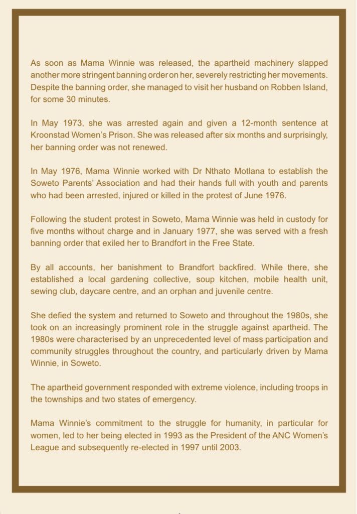 Mathawe's tweet photo. Obituary read by Swati Dlamini-Mandela #WinnieMandelaFuneral @DrumMagazine https://t.co/BkkVqU4RYP