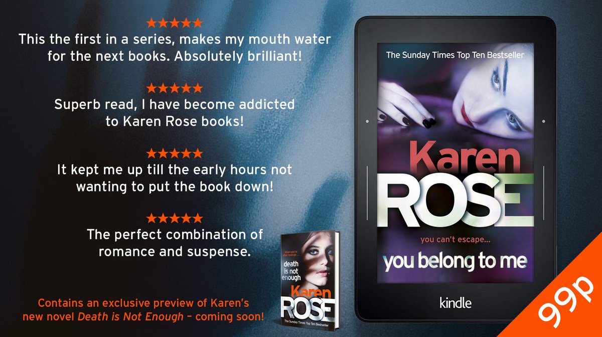 For the next five weeks, we're travelling #BackToBaltimore with @KarenRoseBooks! Get the first instalment in her thrilling Baltimore series now for only 99p and get an exclusive sneak peek at her brand new Baltimore novel #DeathIsNotEnough! amzn.to/2HtJpjE