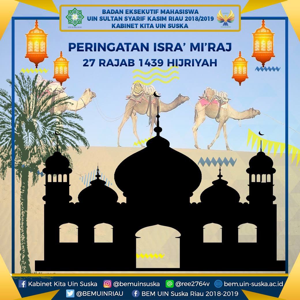 [SELAMAT MEMPERINGATI ISRA' MI'RAJ NABI MUHAMMAD SAW]