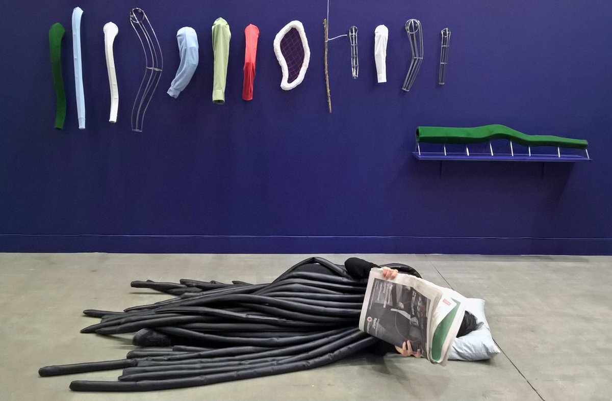 playlovethink's tweet photo. #EvaKotátková presented by #MeyerRiegger, one of the best projects at #miart2018. Unmissable also EvaKotátková's current exhibition at #hangarbicocca: #TheDreamMachineisAsleep https://t.co/WwyQVM5pXA