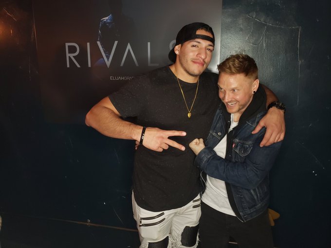 Had a good time at my homie @ElijahGrae Video/single release party tonight. Go check out his single "Rivals"<a class="tags" target="_blank" title="On Twitter" href="/?out=eyJ0eXAiOiJKV1QiLCJhbGciOiJIUzUxMiJ9.eyJpYXQiOjE3MjA5ODUxOTIsImlzcyI6InR3cG9ybnN0YXJzLmNvbSIsIm5iZiI6MTcyMDk4NTE5MiwiZXhwIjoxNzUyNTIxMTkyLCJyZWRpcmVjdF91cmwiOiJodHRwczovL3R3aXR0ZXIuY29tL0VsaWphaEdyYWUifQ.7NOgBJmY-FJfO7QjJkRSrPW2aX3Iy5rxxP89g4O7yVyjbURa5yf-f4a_cldrSPms3O4xnMr9ZGD6iFSFpnSqcQ">@ElijahGrae</a><a href="/tag/itunes"class="tags"><span>#itunes</span></a><a href="/tag/spotify"class="tags"><span>#spotify</span></a><a href="/tag/tidal"class="tags"><span>#tidal</span></a>