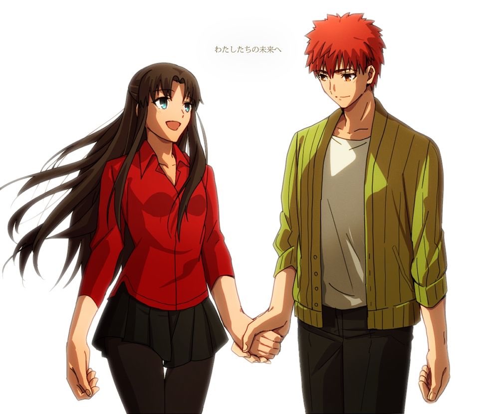Archer and Rin Tohsaka (Fate/stay night)