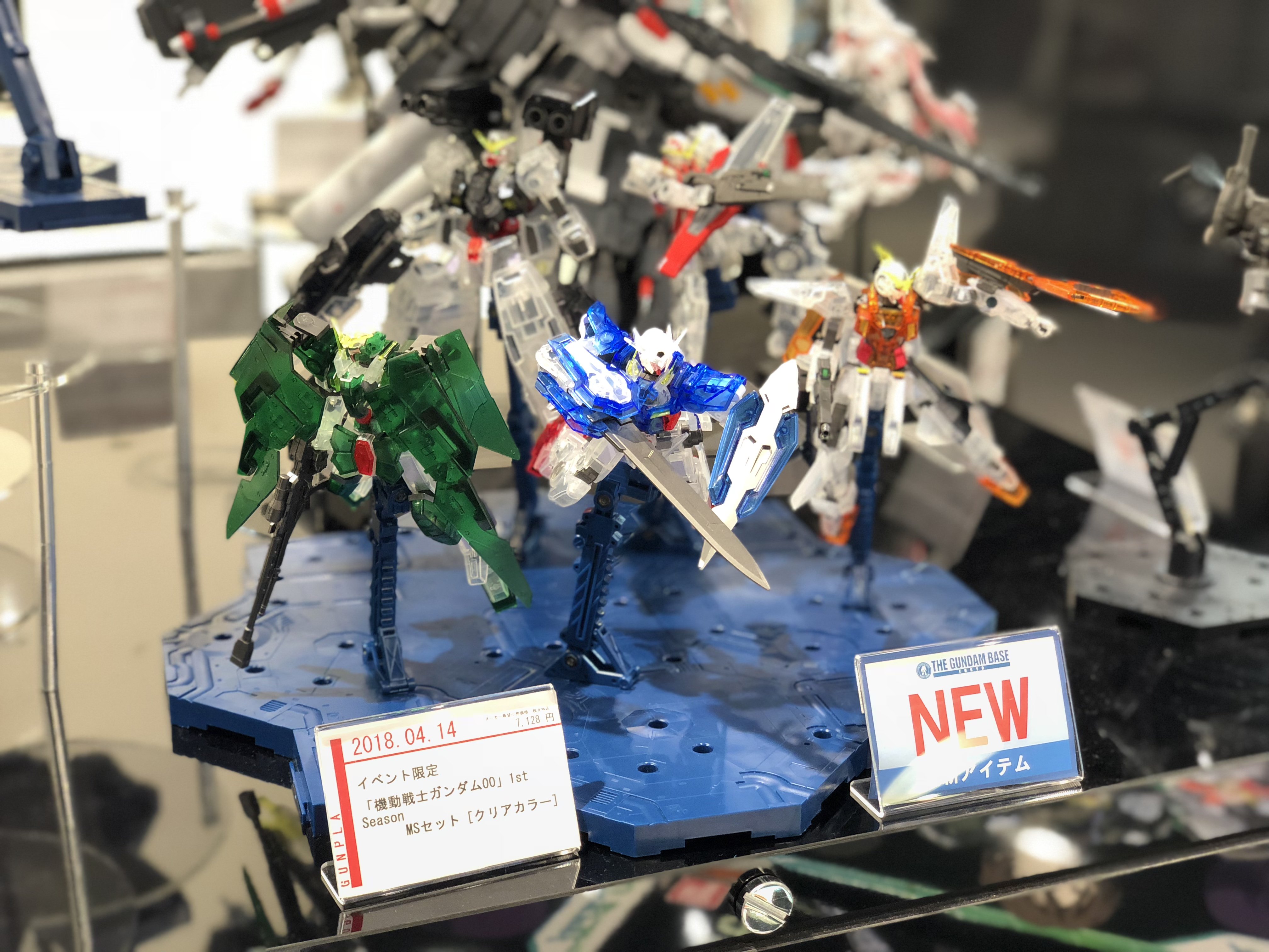 限定　　ガンダムOO MSセット　クリアカラー　5体セット