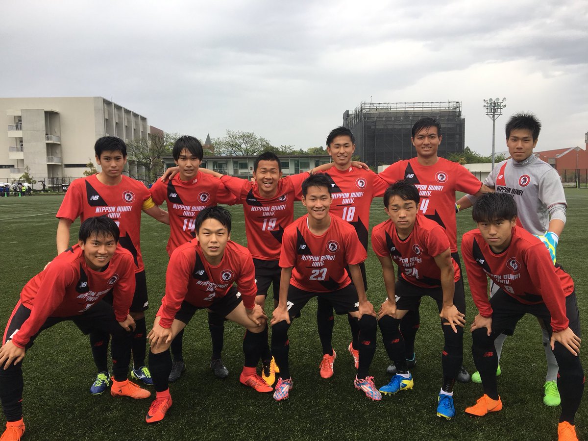 日本文理大学サッカー部公式 Twitterren 試合結果 第33回九州大学サッカーリーグ 第3節 日本文理大学 Vs 九州共立大学 日本文理大学 2 1 0 0 九州共立大学 得点者 アシスト 31分 濱上 征也 東海林 佑飛 80分 澤村 幸宜 川上 康平 開幕3連勝です 本日は雨