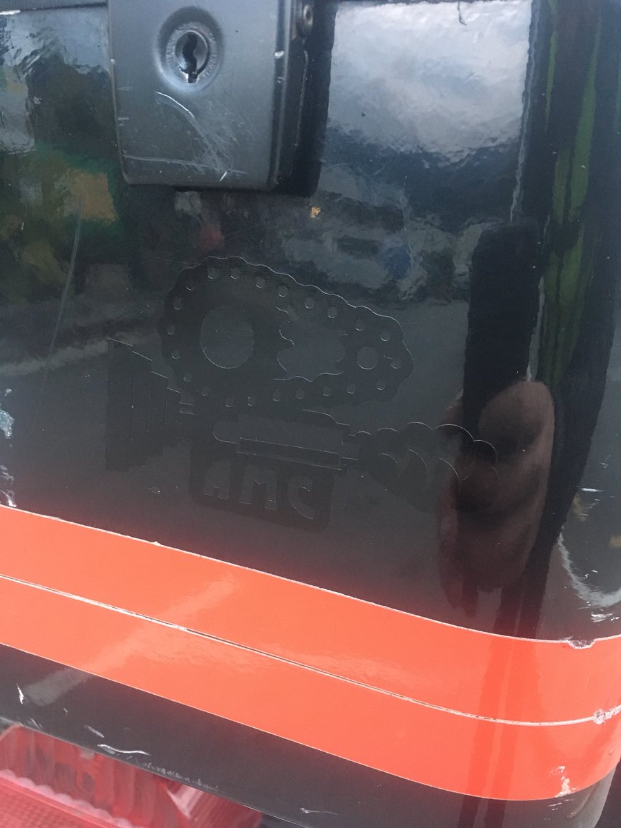 CatatonicChimp's tweet photo. @AndyManCam maybe I should get a white sticker next time :) this one is just a little too subtle https://t.co/F5vgTXCLWu