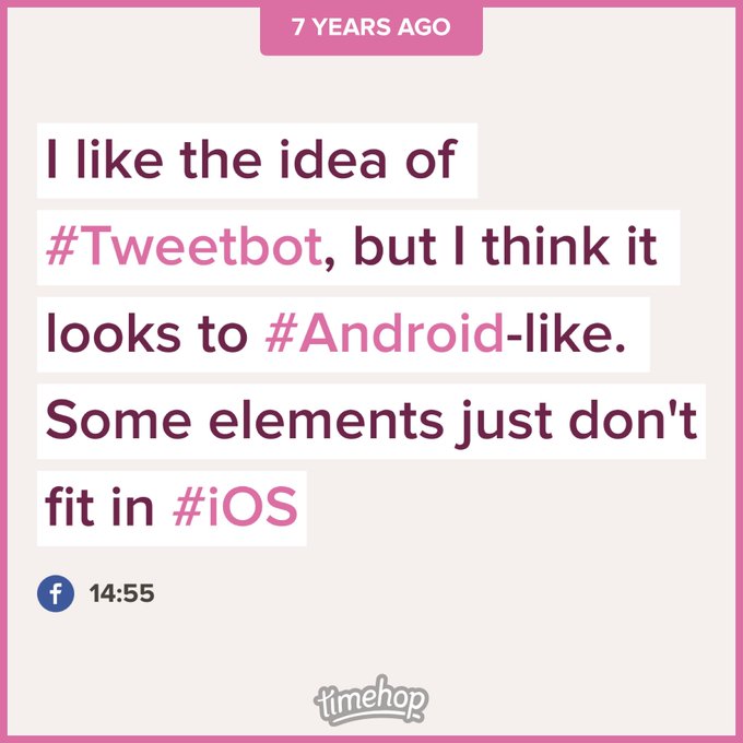 I still think this was true prior to #iOS7 (and before the official iOS Twitter app was pure garbage)<a href="/tag/ios7"class="tags">#iOS7</a>