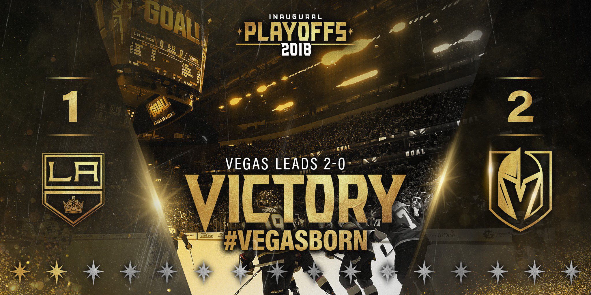 Vegas Golden Knights on Twitter "GOLDEN KNIGHTS WIN IN DOUBLE OT