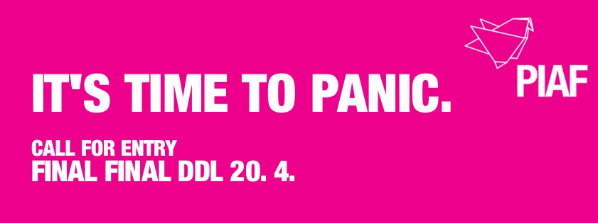 Coloribus's tweet image. . @PIAFprague FINAL FINAL DEADLINE by April 20th, Submit your best work.
piafawards.com/competition/ne…