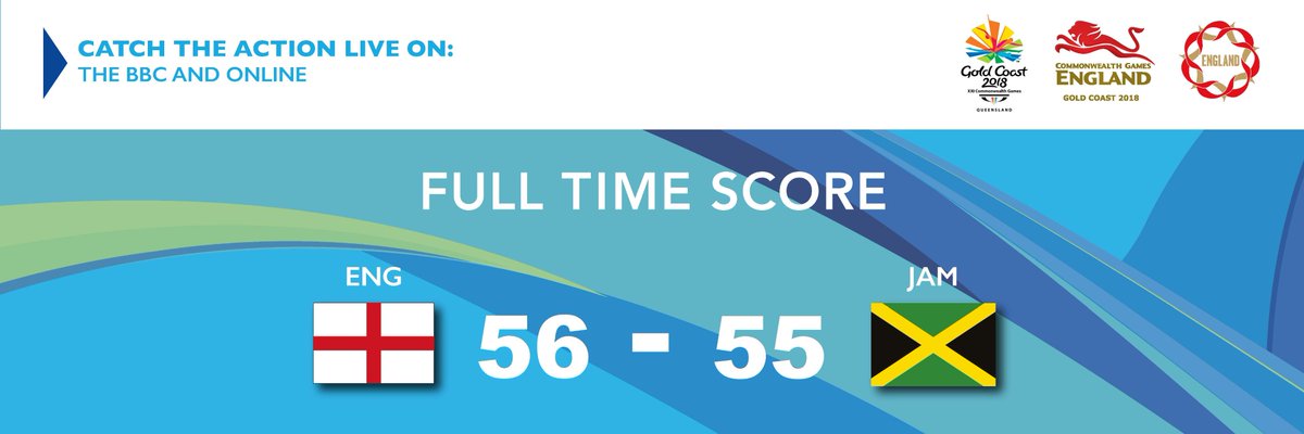 Well that was just sensational! 👏 Full credit to Jamaica for an incredibly close-fought semi-final - what a showcase of international netball! #WeAreRoses 🌹 #GC2018Netball