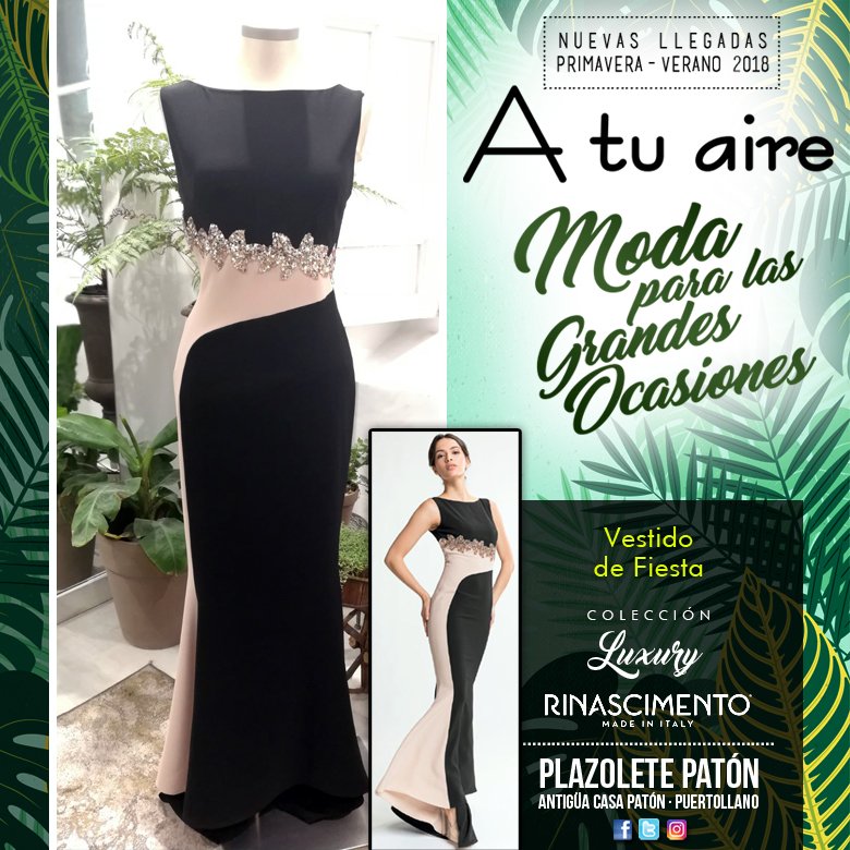 A aire "Vestido de Fiesta , colección Luxury de Rinascimento MODA PARA LAS GRANDES OCASIONES en A TU AIRE. Plazolete Patón (antigua Casa Patón) #rinascimentogirls#rinascimentoglam #ootd ...