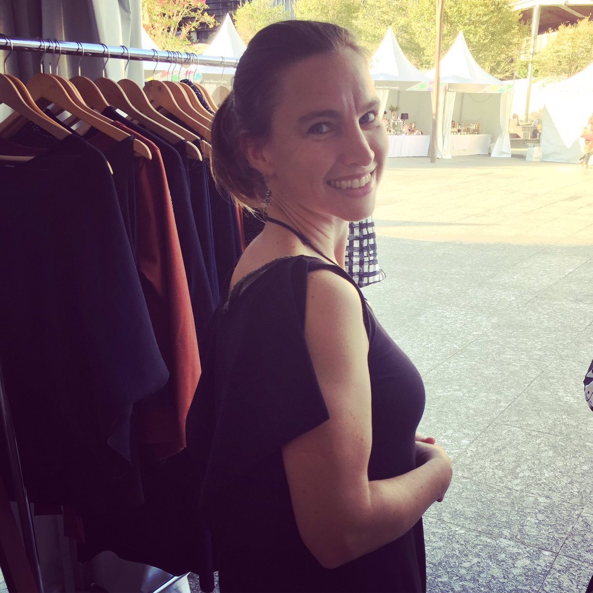 fullcirclefibre's tweet photo. Proud to wear #editionlabel #australianmade in @AustSuperCotton as part of #Festival2018 #brisbane with #akf_emerge @dfat project. @CottonAustralia @lehmann_jess @CottonResearch #paddocktoproduct https://t.co/uICFgMmnx0