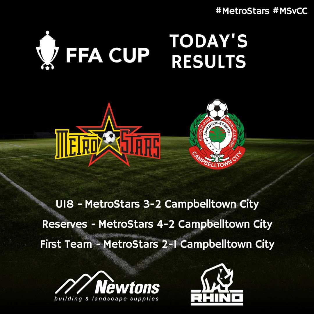 NE_MetroStars's tweet photo. Today's results #MSvCC #FFACup https://t.co/RMDe9e6kRf