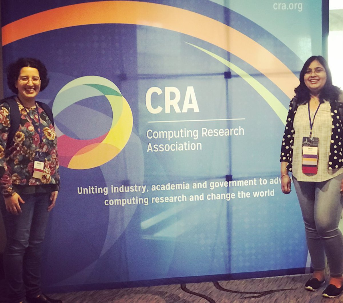 PadheeSwati's tweet photo. #GradCohort2018 #knoesis #craw  Representing Knoesis at Grad Cohort CRA-W 2018 https://t.co/tKcssimhzn