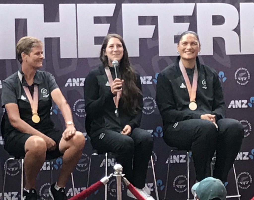 Inspiring session <a href="/ANZ_NZ/">ANZ NZ</a> House with Dame Valarie, Eliza, Jo and Jacinda #EarnTheFern