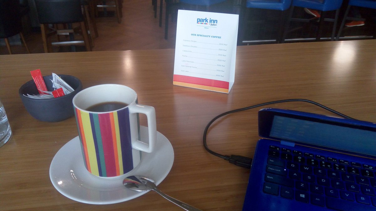 victornkindi's tweet photo. Let's do this @ParkInnKigali
#AddingColorToLife.
#BlackCoffee
#WhiteSugar
#SpecialtyCoffee
#BusinessMeeting
#GreatWeekend
#ParkInn
@HoozaRwanda https://t.co/Bh9BDVpu5z