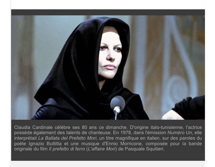 Happy birthday Claudia Cardinale! 

 via 