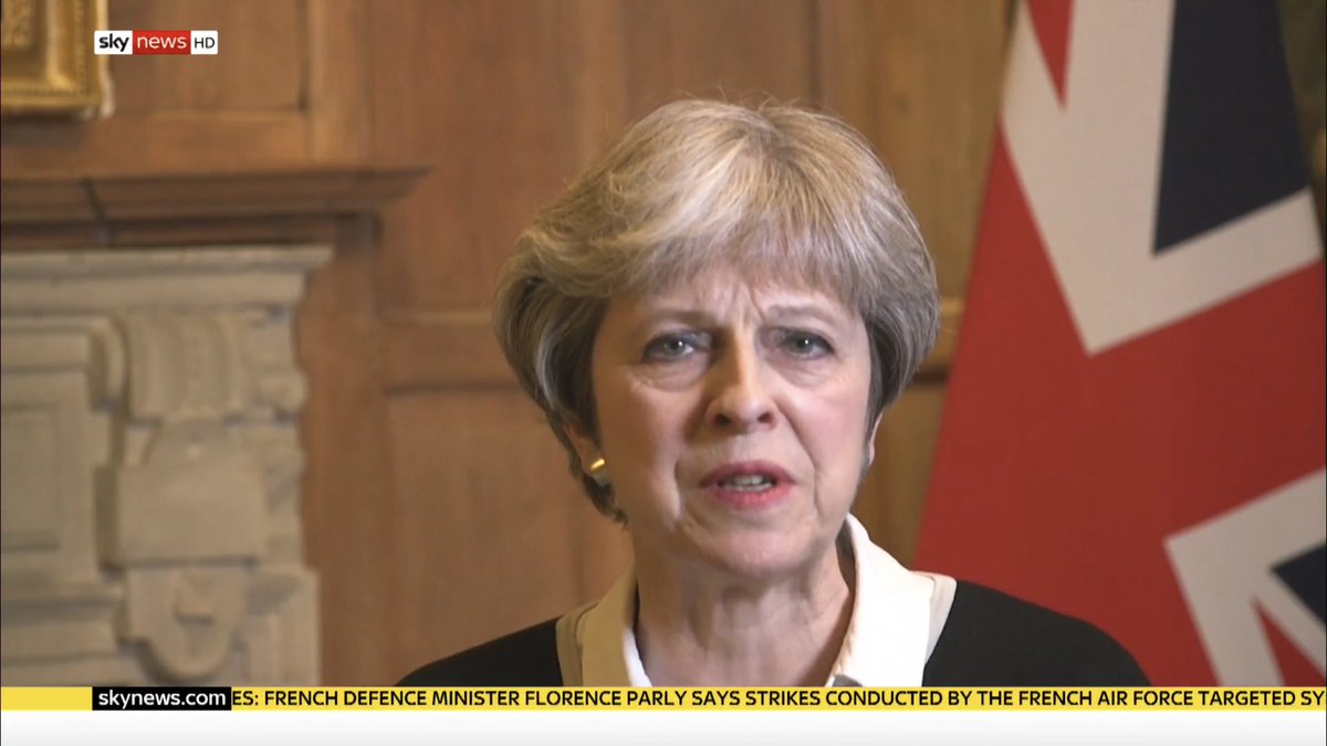 AliBunkallSKY's tweet image. Downing St filmed the PM’s statement last night themselves. For a major moment, it looks terrible - wonky mantelpiece, low eyeline, too close, and her eyes are looking above the camera.
