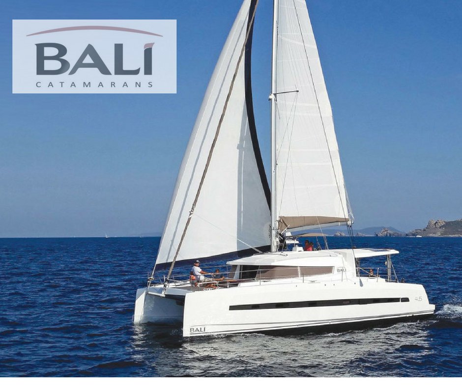 Laissez-vous surprendre par notre gamme BALI au Salon International du Multicoque #multi2018 à la Grande Motte du 18 au 22 Avril 2018.Rencontrez l’équipage Bali Catamarans et inventez vos prochaines escapades.