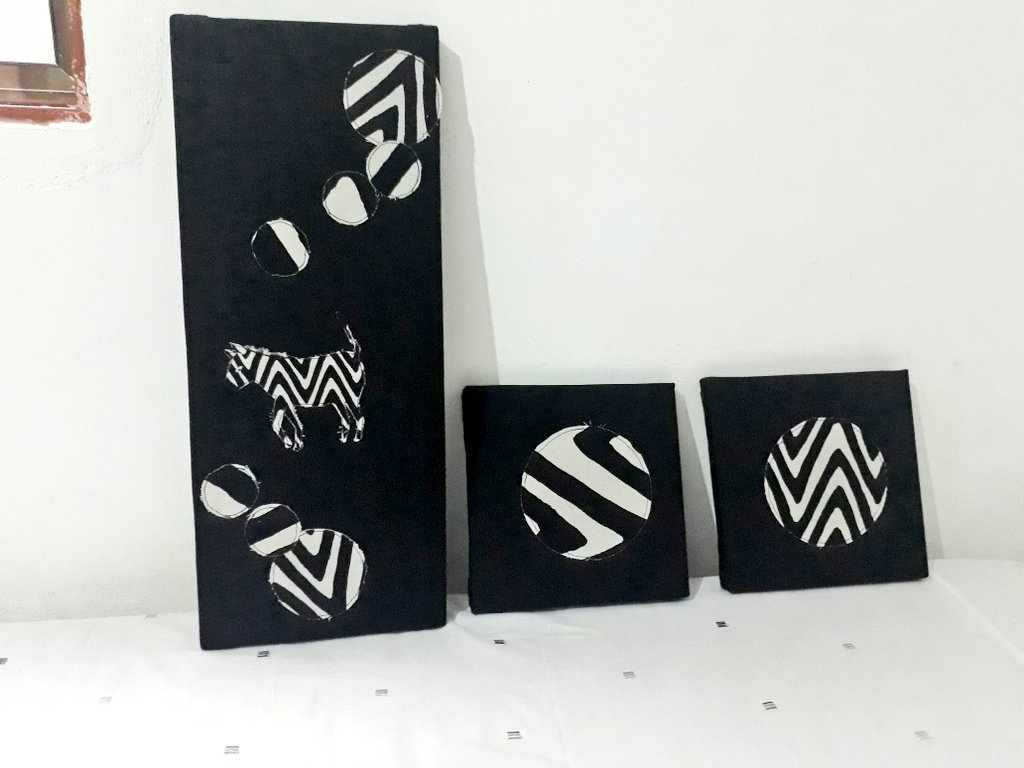afya_Esoteric's tweet photo. Three piece wall hangings. Hit us up if you want 'em!
#animuonyam #fiidea #madeintheghana #wallart #zebsncircles #homedeypap https://t.co/ilZlSa2l93