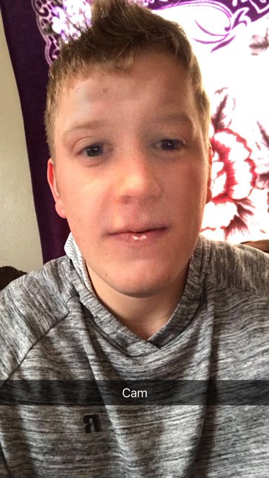 Did the face swap with my son 😂😂😂 https://t.co/m5SHVyr6Ox<a href="/tag/mytwitteranniversary"class="tags"><span>#mytwitteranniversary</span></a>