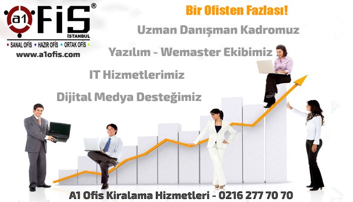 A1 Ofis Kiralama Hizmetleri'nde Bir Ofisten Fazlası Var!
Tüm Desteğimiz ile Yanınızdayız!
Hazır Ofis - Sanal Ofis - Paylaşımlı Ofis
Bizimle İletişime Geçin Çalışmanın Keyfine Varın
a1ofis.com
Tel: 0216 277 70 70