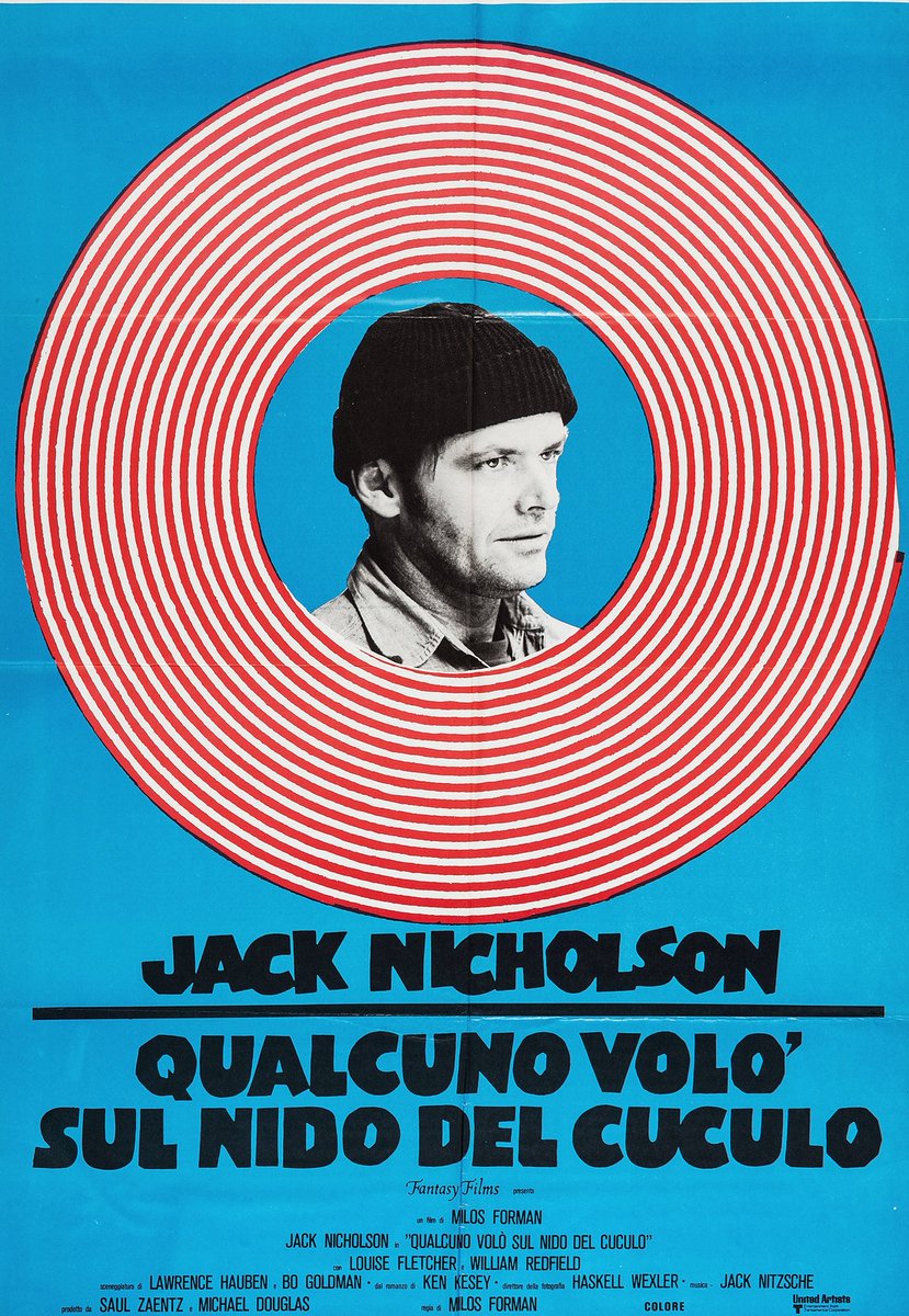 robinalexbaker's tweet photo. Four favourite films by Milos Forman (1932-2018) - and favourite poster designs for each https://t.co/1rZyq5Rlm2