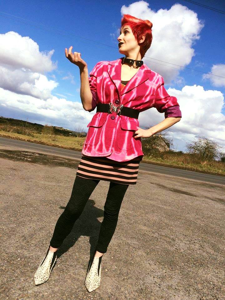 CraftyBelfast's tweet photo. #nonchalant ;)
#craftylabel #Hair + #Fashion
#ecofashion #passion
#popart #haircolouring
#neon #pink #recrafted #corduroy #jacket size 10/12 £65
**#Vegan #craftylabel #choker #preview #craftybondage #collection POR** DM #reserve #order #limitededition #oneoffs #limitedstock https://t.co/23nf2tqp3u