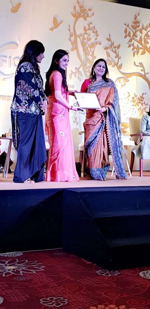 NupurSharmaBJP's tweet photo. Absolutely and truly humbled to be awarded @ficci_india @FICCIFLO Young Woman Achiever 2017-18 in Ahmedabad. Words cannot describe how this stamp of approval feels for a largely unnoticed effort towards nation building. Grateful to God for all the adulation, recognition &amp; love 🙏 https://t.co/rkgwfD3ewK