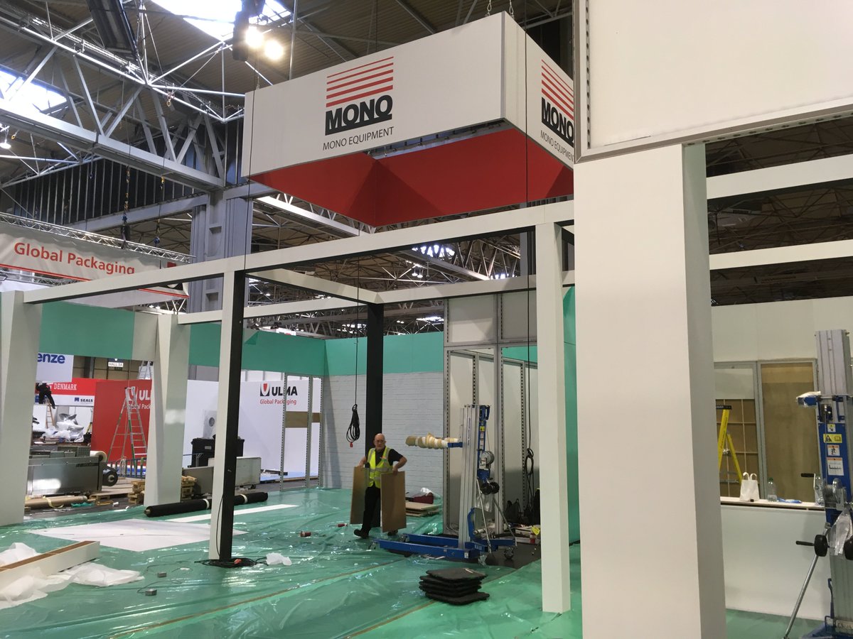Our stand is coming together nicely at #FDX2018 Remember to visit us on Monday in Hall 3 Stand S251 to see all our latest product releases! #FDX2018 #bakery #equipment