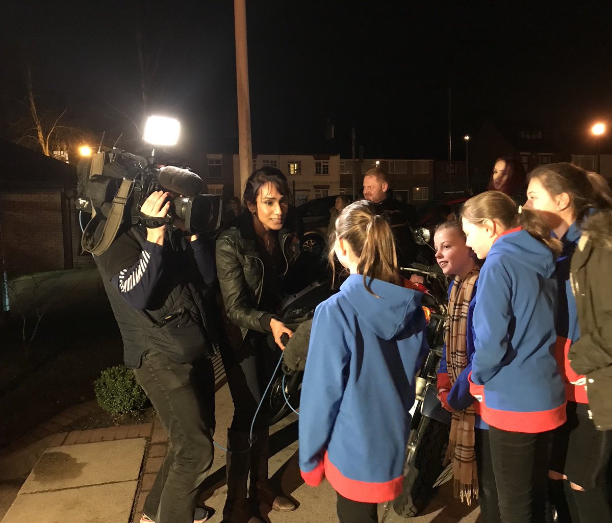 Wonderful evening about Bullying Awareness! And Midlands Today came along to see what we were up to! #raisingtheprofile #midlandstoday #bbc #bullyingawareness #ridersbattlingbullying