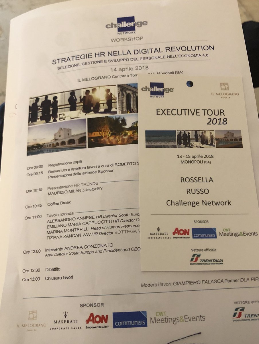 rosssrusso's tweet image. #challengenetwork Strategie HR nella digital revolution