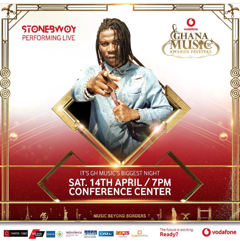 stonebwoy's tweet image. FULLY STRAPPED 💥
@ghmusicawards 
TONIGHT!!