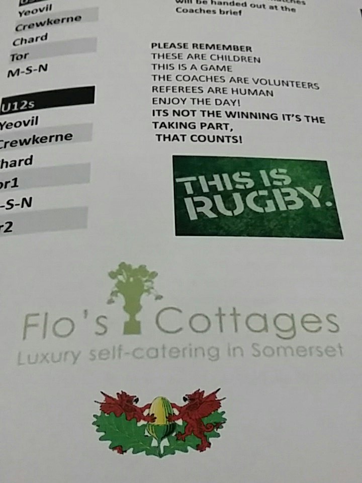 RugbyYeovil_Y's tweet photo. Festival weekend started @IvelRFC  many thanks to our sponsors @FloCottages on 07581054443 https://t.co/JEm4oOghh2 https://t.co/vgaKNFJHAe