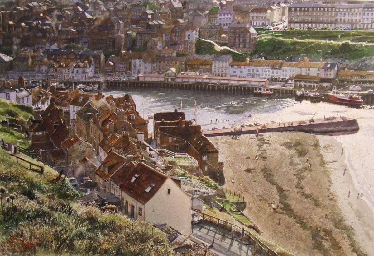 GeoffButterwor1's tweet photo. See my #watercolour "Gull, Whitby" ...In the excellent 206th Royal Institute of Painters in Watercolour Exhibition at the Mall Galleries until 1pm next Saturday the 21st of April. Well worth a visit if you're in London. @RIwatercolours @mallgalleries #Whitby https://t.co/OwoSiCCbMw
