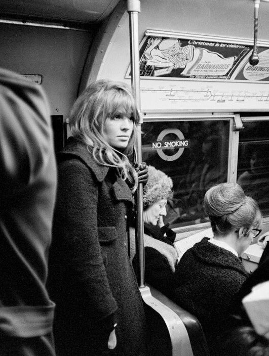 Julie Christie (14 April 1940).

Happy birthday !!!

Julie Christie on the London Underground. 