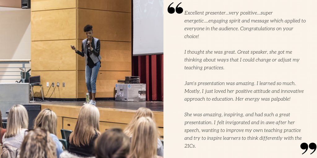 Iamjamgamble's tweet photo. I'm ready to pass on the #FrizzleEffect! π©πΎβπ¬
Are you ready to receive it?!
Now accepting bookings for schools + Conferences across Ontario!
#Keynotespeaker
#21c
#21stcenturyskills
#Teacher2Teacher https://t.co/DGInRNqtkF