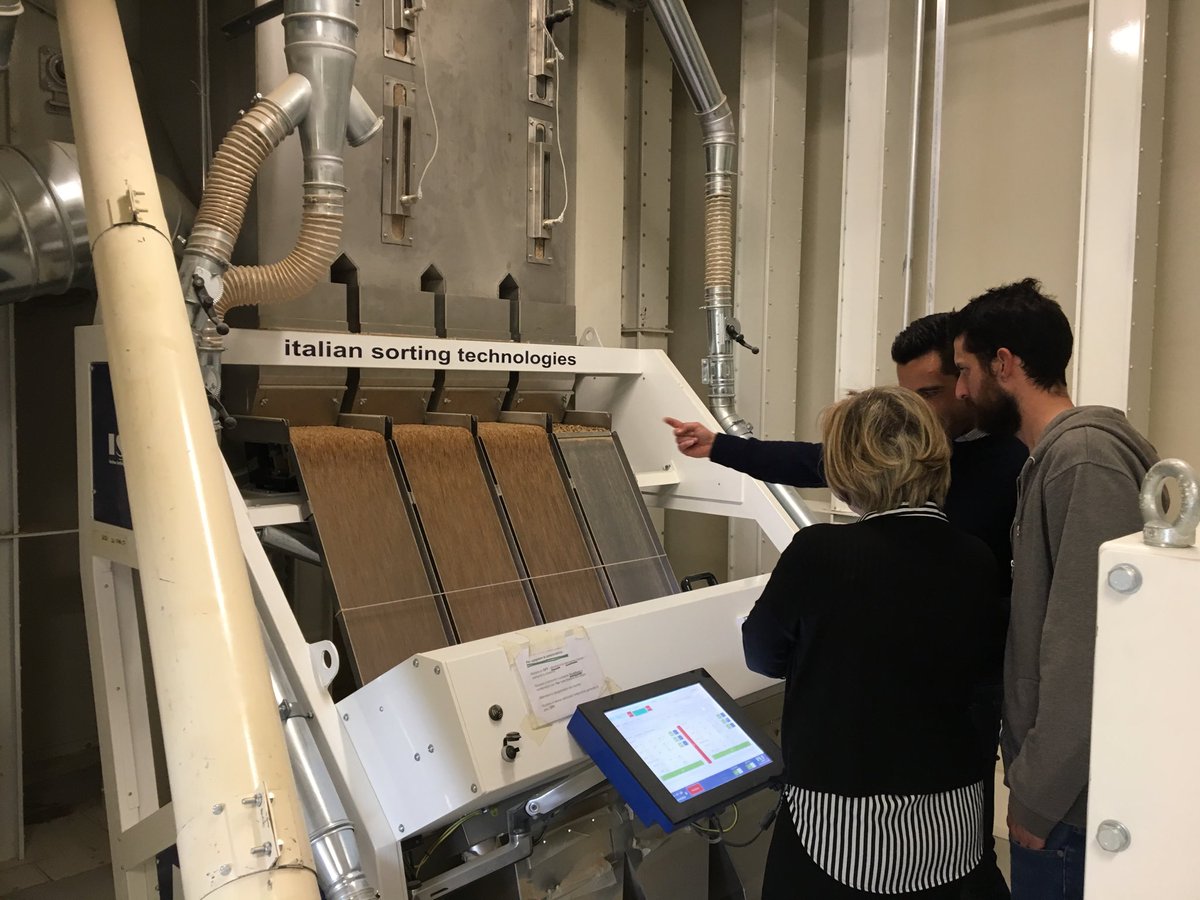 ASprugnoli's tweet photo. #moliniaporteaperte; il processo molitorio si avvale di alte tecnologie per garantire l’assoluta #sicurezza igienico sanitaria del frumento e delle farine #mapa2018 #molinoparri https://t.co/H7IHNWur7W