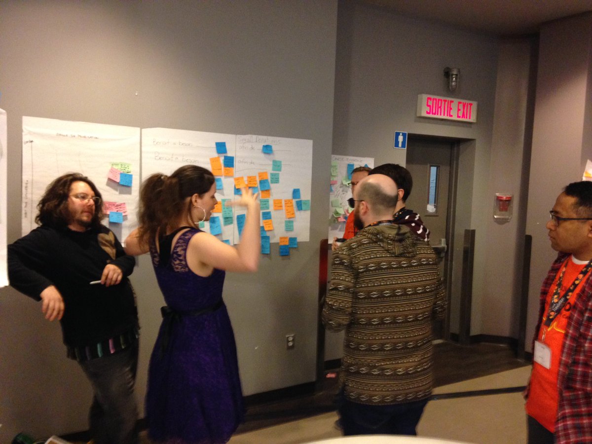 henrimarc's tweet photo. On est de retour ce matin au #hackdon à @UBishops avec @SocieTIC_Estrie @IBM_iX et @FondationCHUS et ça chauffe!! https://t.co/iCrghzWeE9