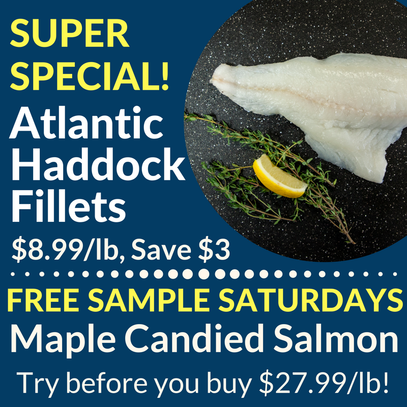 CaudlesCatch's tweet photo. #FreeSampleSaturdays!
While you're grabbing some #AtlanticHaddock for only $8.99/lb come on in and try one of our #freesamples.
Today we have Maple #CandiedSalmon on display at all locations; bet you can't try just one bite of it! #KWAwesome https://t.co/wWt6XZ6ukQ