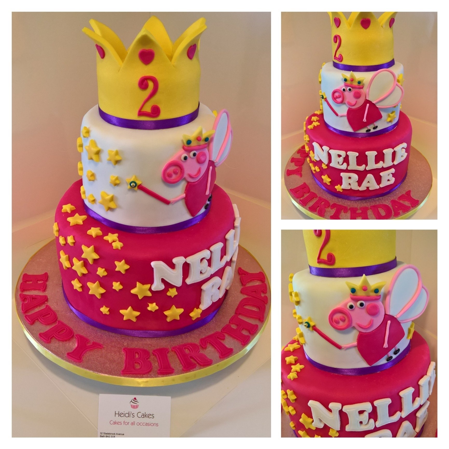 Heidi S Cakes Bath A Peppa Pig Fairy Princess Cake Heidiscakes Peppapig