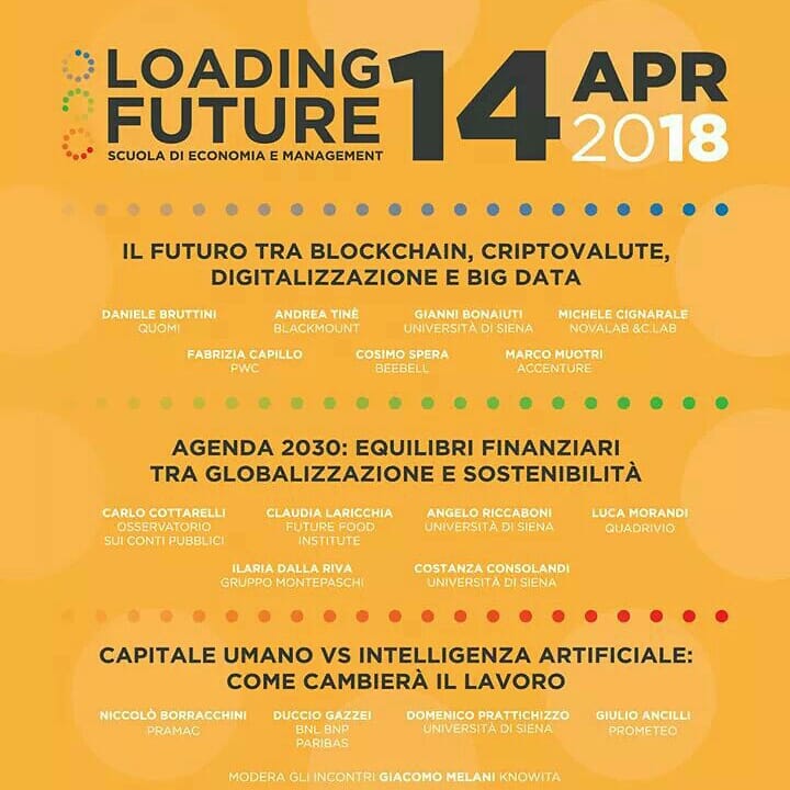 unisiena's tweet photo. #LoadingFuture. I Gruppi di lavoro sono riuniti: 3 soluzioni per università, impresa e società. #lofu18 #lf2018 https://t.co/Kc9o0VvWs3