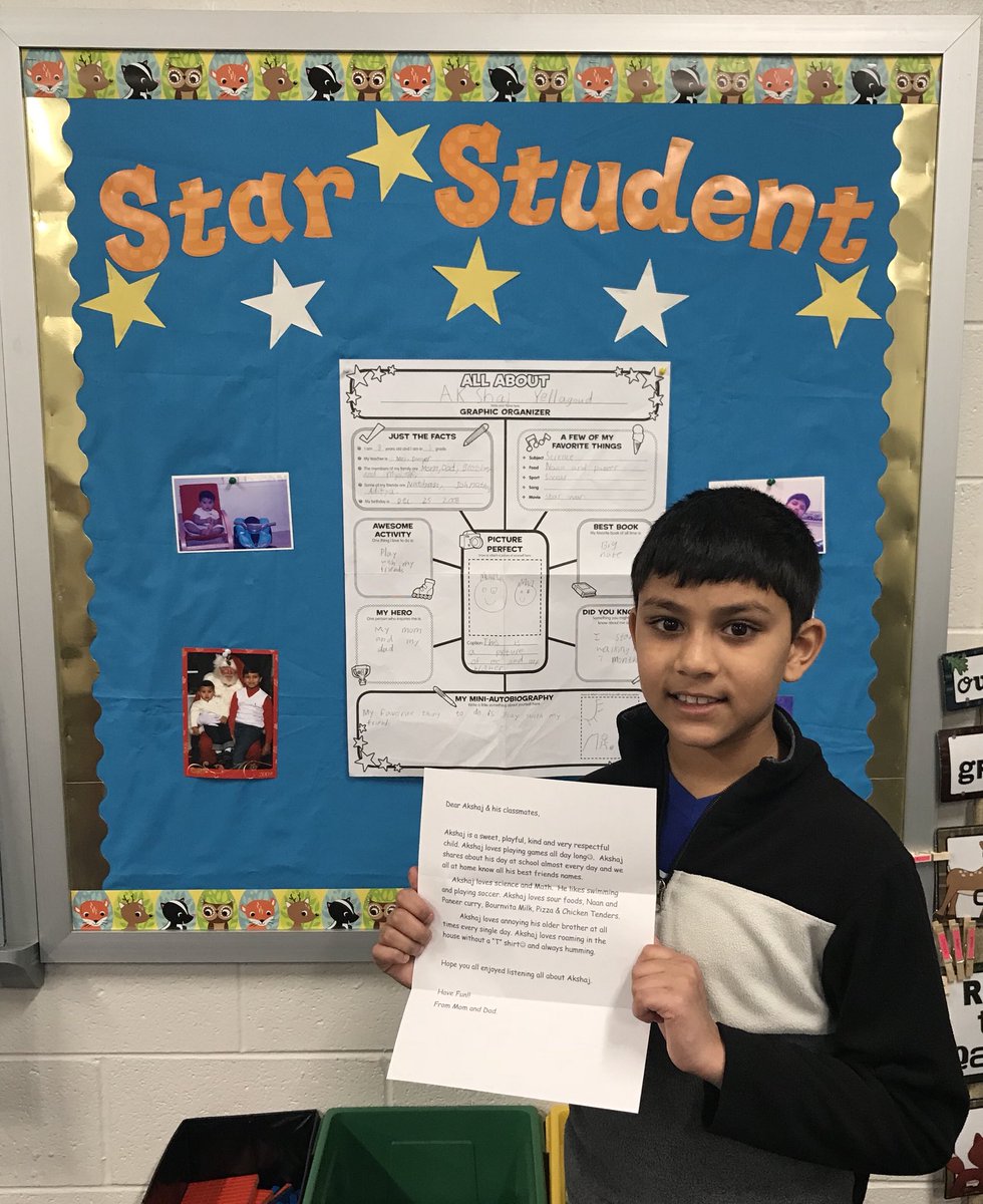 Our Star, Akshaj! It was fun to learn about your family and favorite things! ☀️⚽️🏊‍♂️