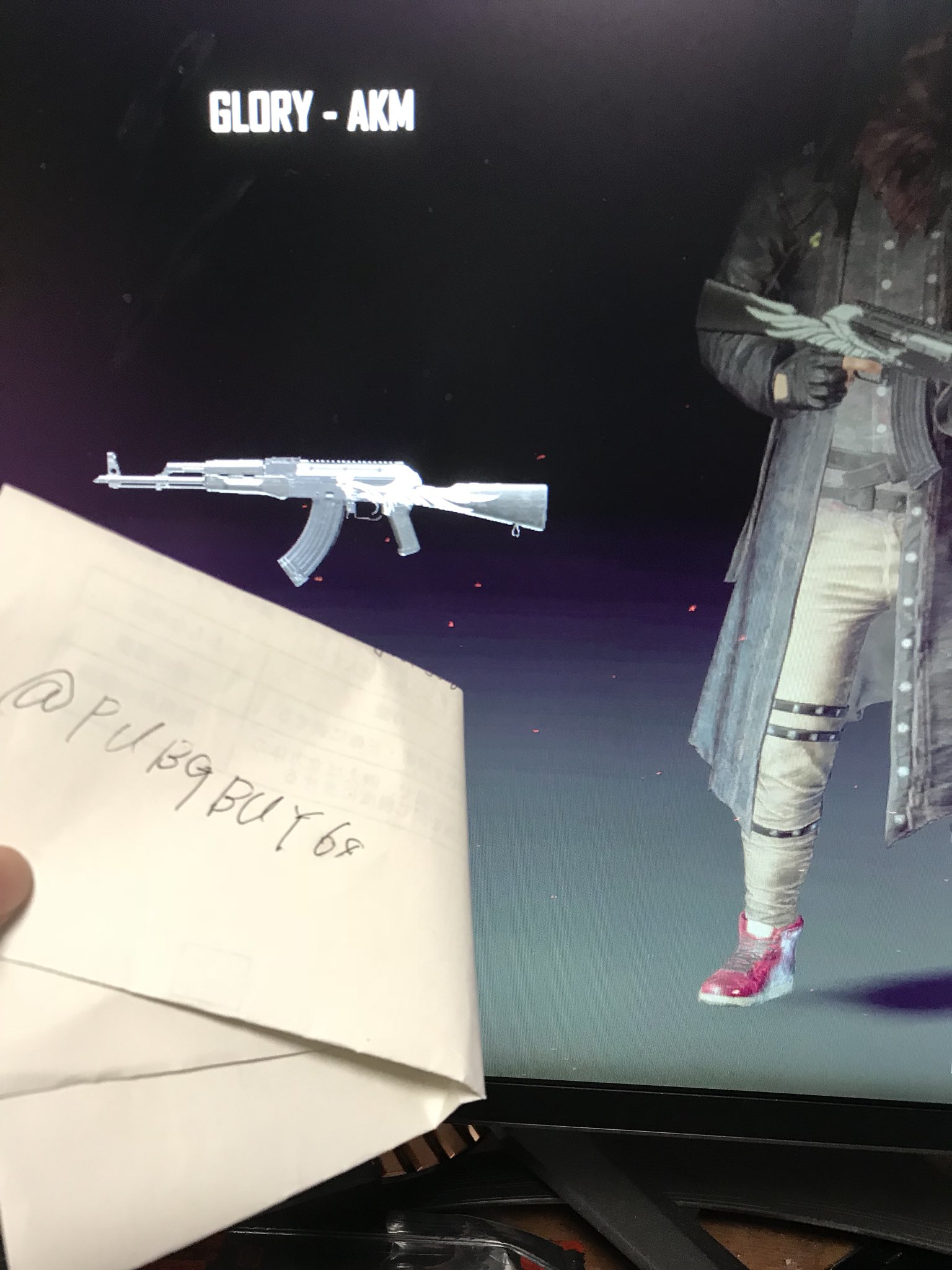 アカウント販売 Auf Twitter Pubgの武器スキン Akm Glory安価売り 価格は円です 支払い方法は Webmoneyかコンビニ支払いでお願いします Pubg Pubgフレンド募集 Pubg女子 Pubg Jp Pubg初心者 Giveaway T Co Euk8axbkdz Twitter