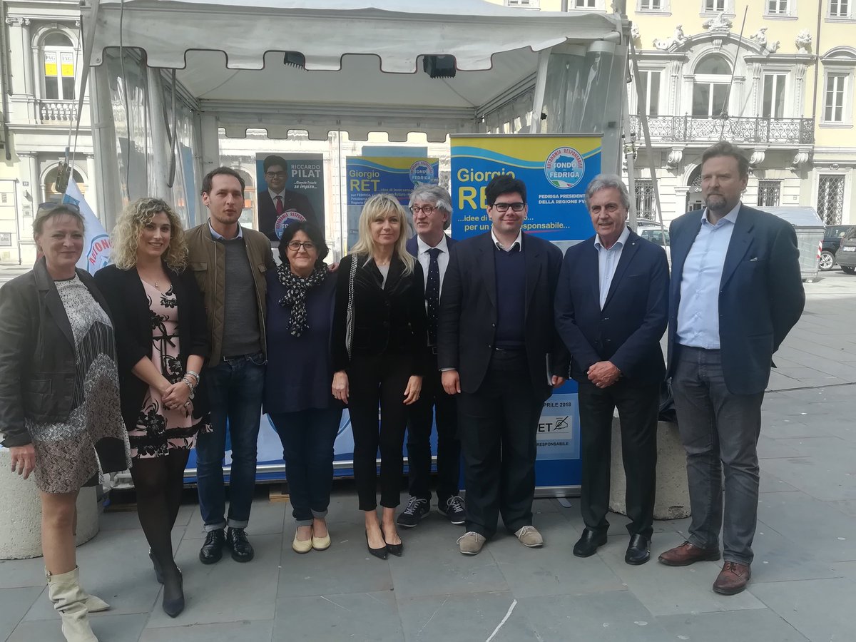 #ElezioniRegionaliFVG #FVG
La nostra squadra a #Trieste
<a href="/renzotondo/">RenzoTondo</a> <a href="/giuliamanzan1/">giulia manzan</a>