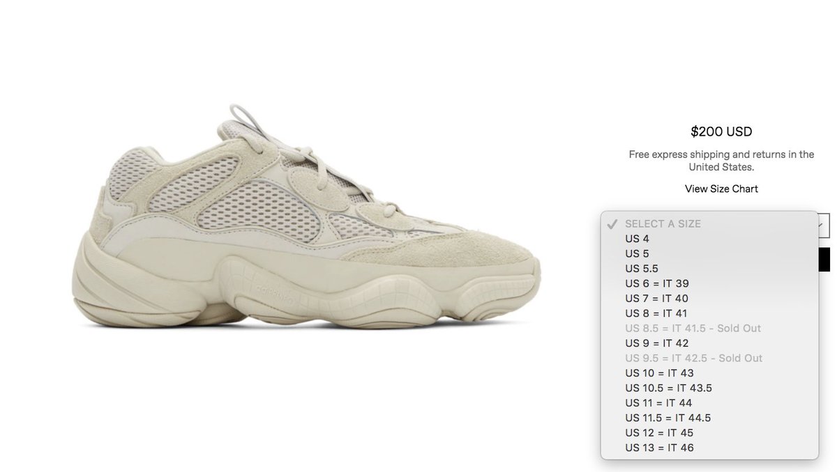 yeezy 500 ssense