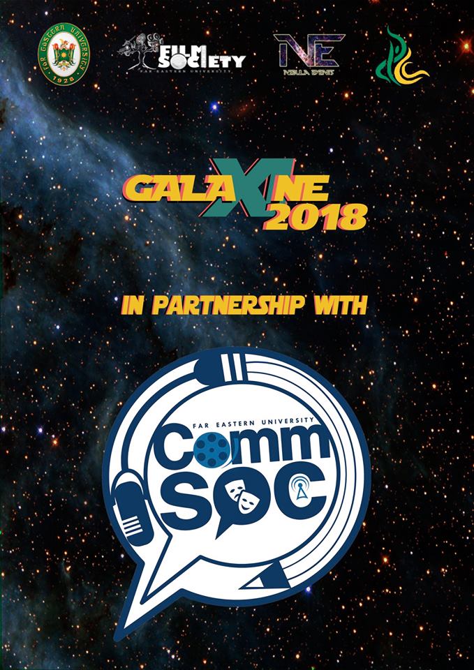 nebulaevents_'s tweet photo. Nebula Events, FEU Film Society and the President's Committee on Culture (PCC) - Far Eastern University's GALAXINE XI is also in partnership with FEU Communication Society and FEU Institute of Tourism and Hotel Management Student Council! #ExploreSinepiyuXI https://t.co/EMuZGTCrM2