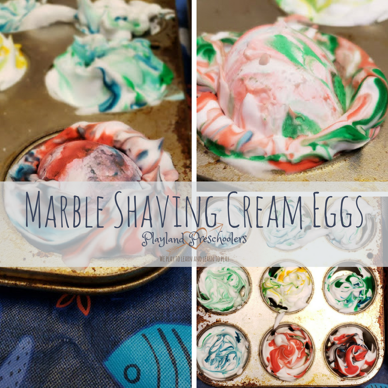 playlandprek's tweet photo. This past Easter my family and I hopped (pun intended) on shaving cream egg bus! We LOVED it! Come read about how to use shaving cream in another sensory exploration! https://t.co/wgBJwYXQDq https://t.co/Y82pnGJG55