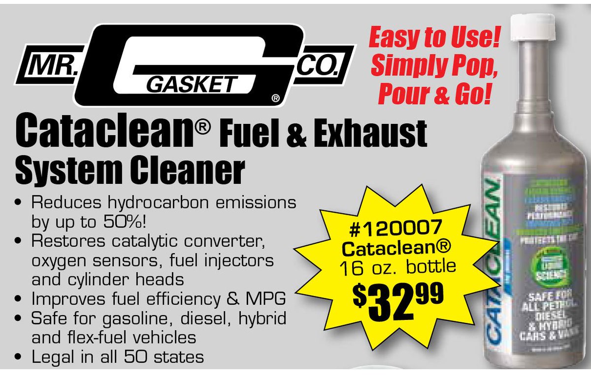 Mr. Gasket 120007 Cataclean Fuel And Exhaust System Cleaner