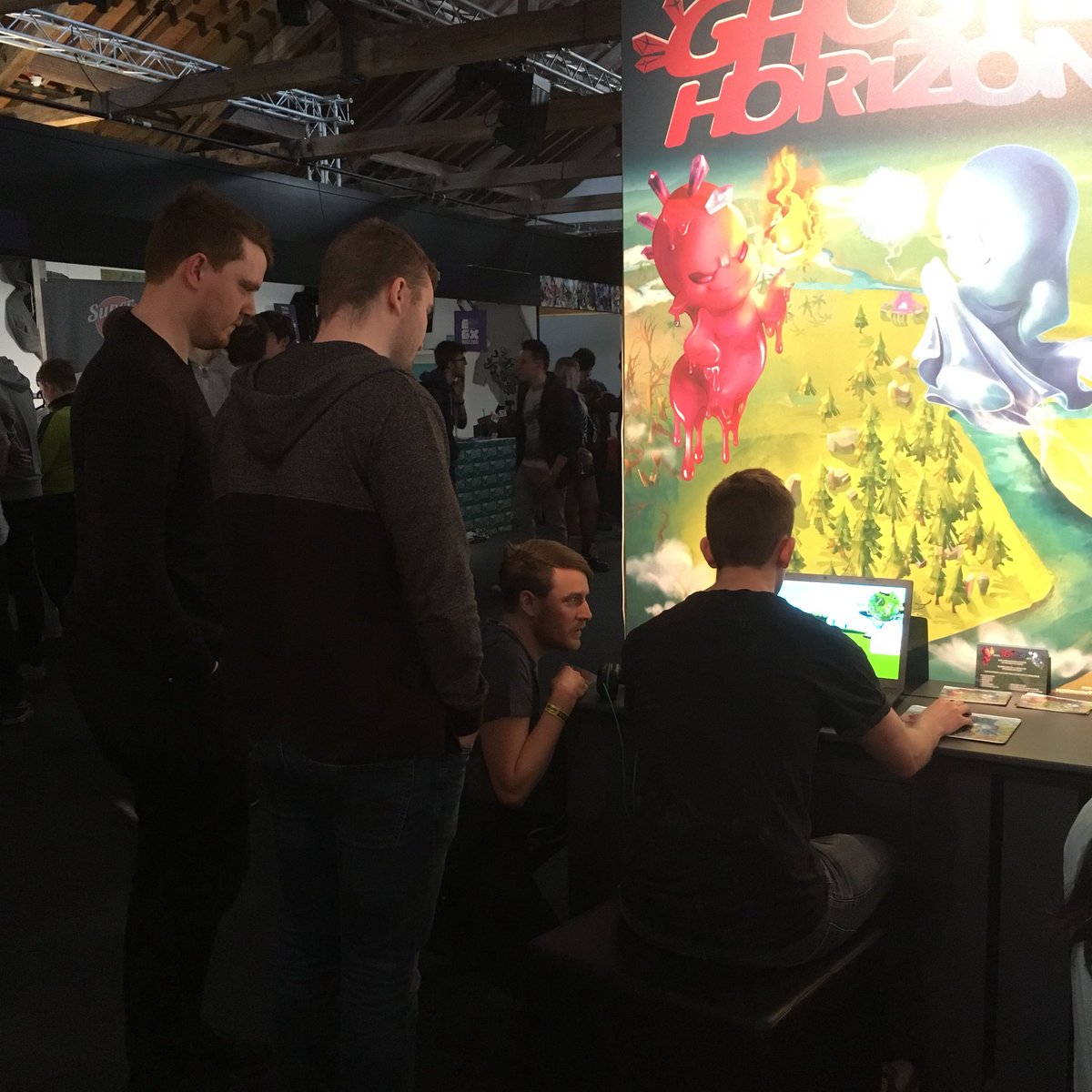 Busy day today! 👻 Great fun! #EGXRezzed #Rezzed2018 #indiegame #gamedev