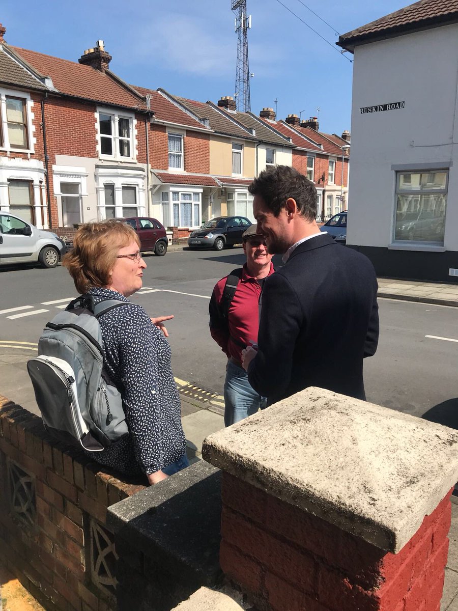 StephenMorganMP's tweet photo. What a team! Great to be out talking with other local people on the campaign trail with @rajahghosh and @PompeyLabour across Milton and the constituency today #votelabour https://t.co/jHJdarkUBB